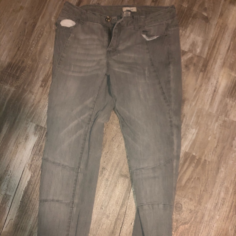 light grey jeans